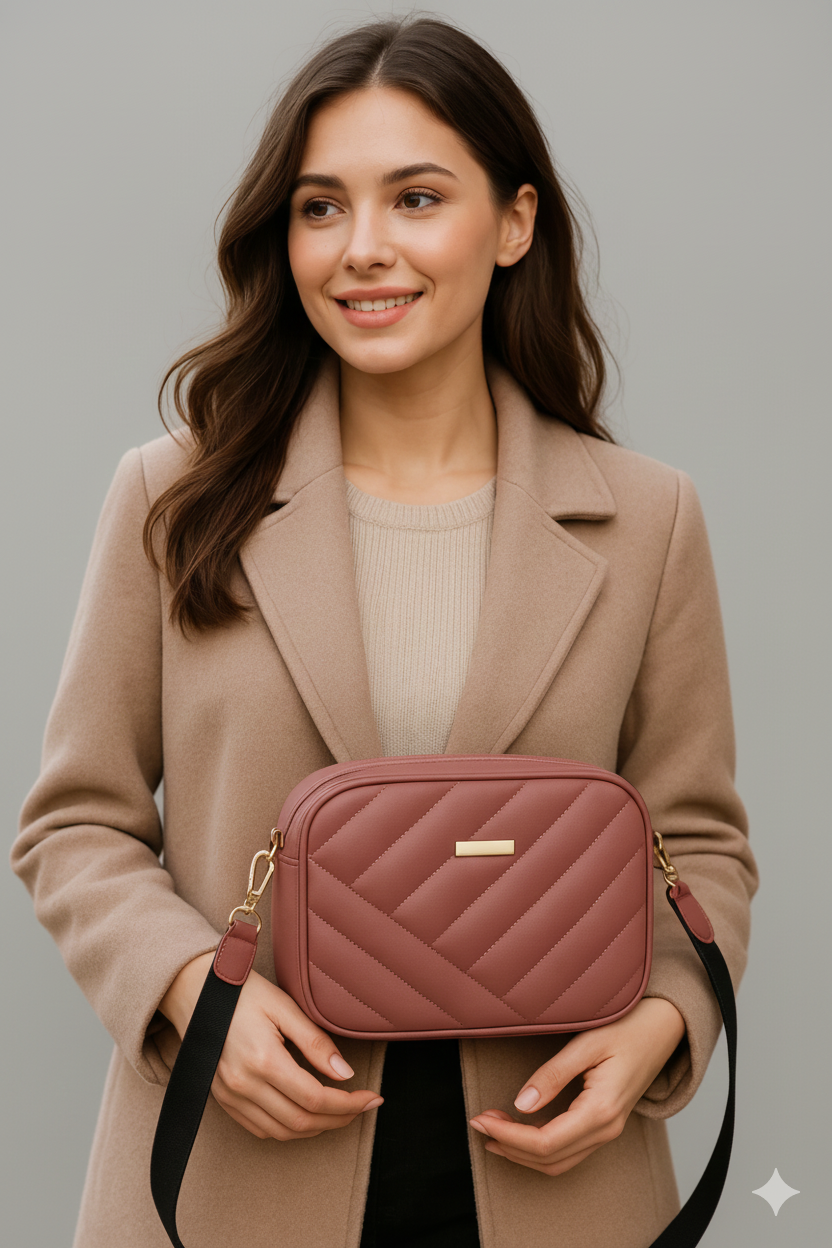 Mini Quilted Crossbody Bag for Women – Elegant, Spacious & Trendy