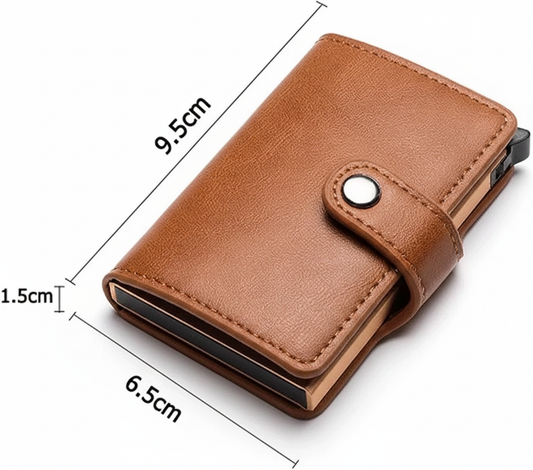 Smart Pop-Up Card Holder β RFID Blocking, Slim & Stylish