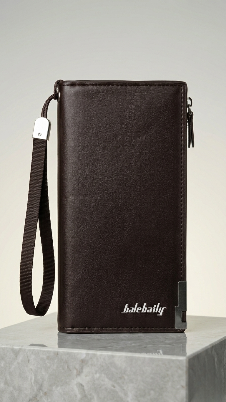 Balebaily Premium Long Wallet – Genuine Style, Maximum Space