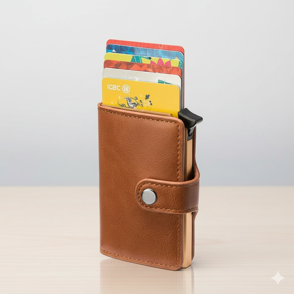 Smart Pop-Up Card Holder – Sleek & Durable Design